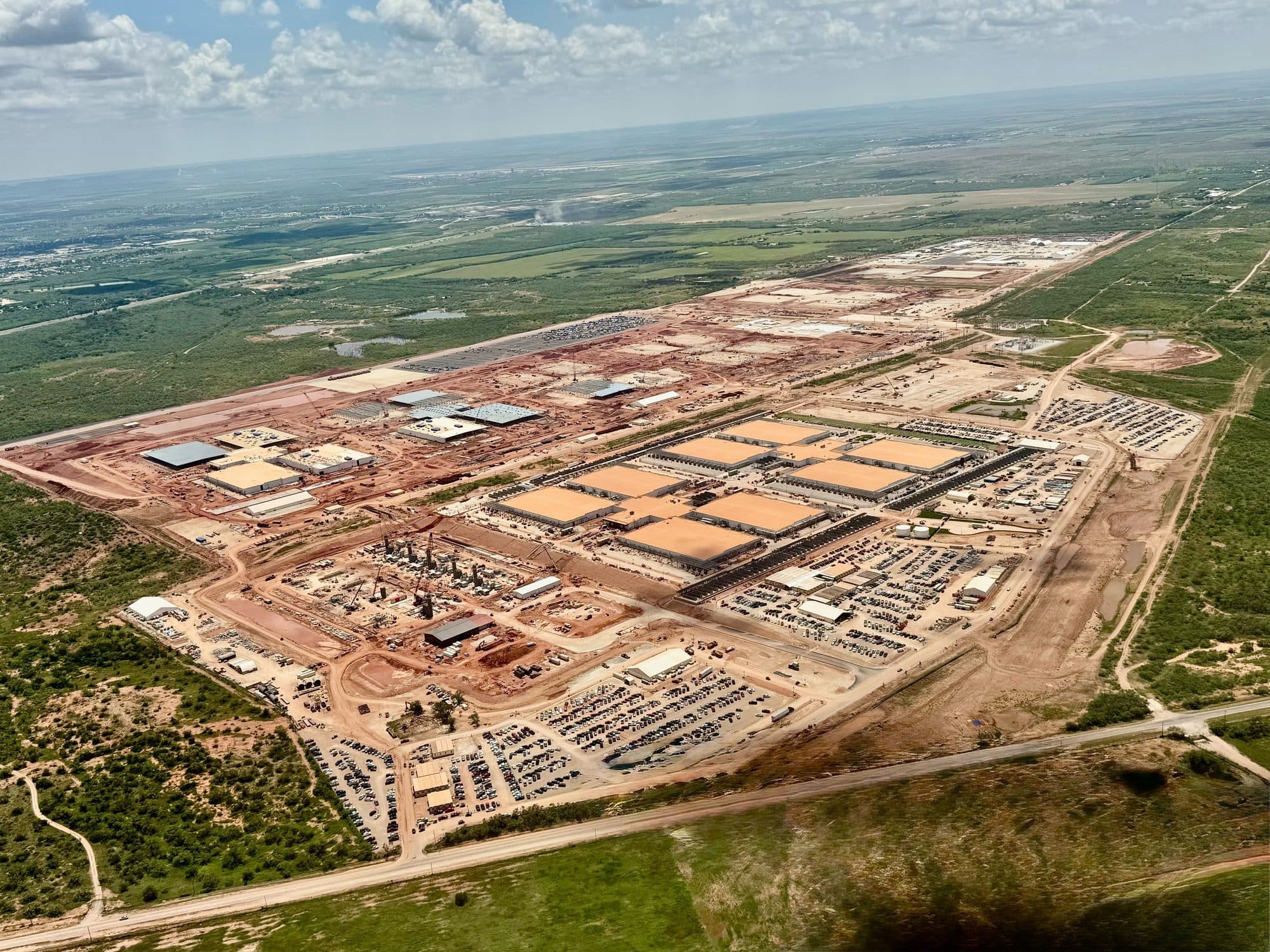 A hyperscale AI datacenter build-out under construction.